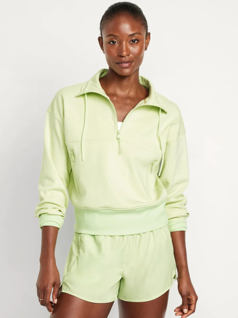 OLD NAVY Áo Khoác Nữ Dynamic Fleece Half Zip