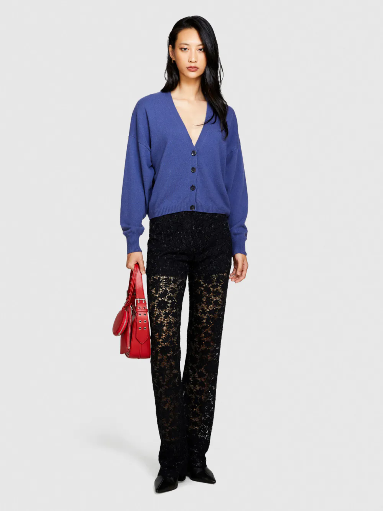 SISLEY Áo Khoác Nữ Cropped Cardigan