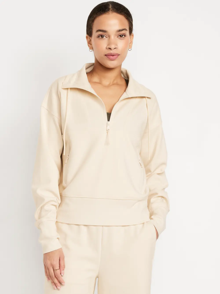 OLD NAVY Áo Khoác Nữ Dynamic Fleece Half Zip