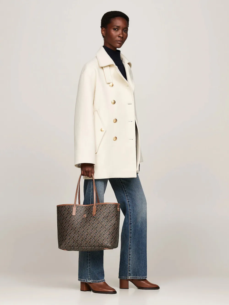TOMMY HILFIGER Túi Xách Nữ TH Monoplay Leather Tote