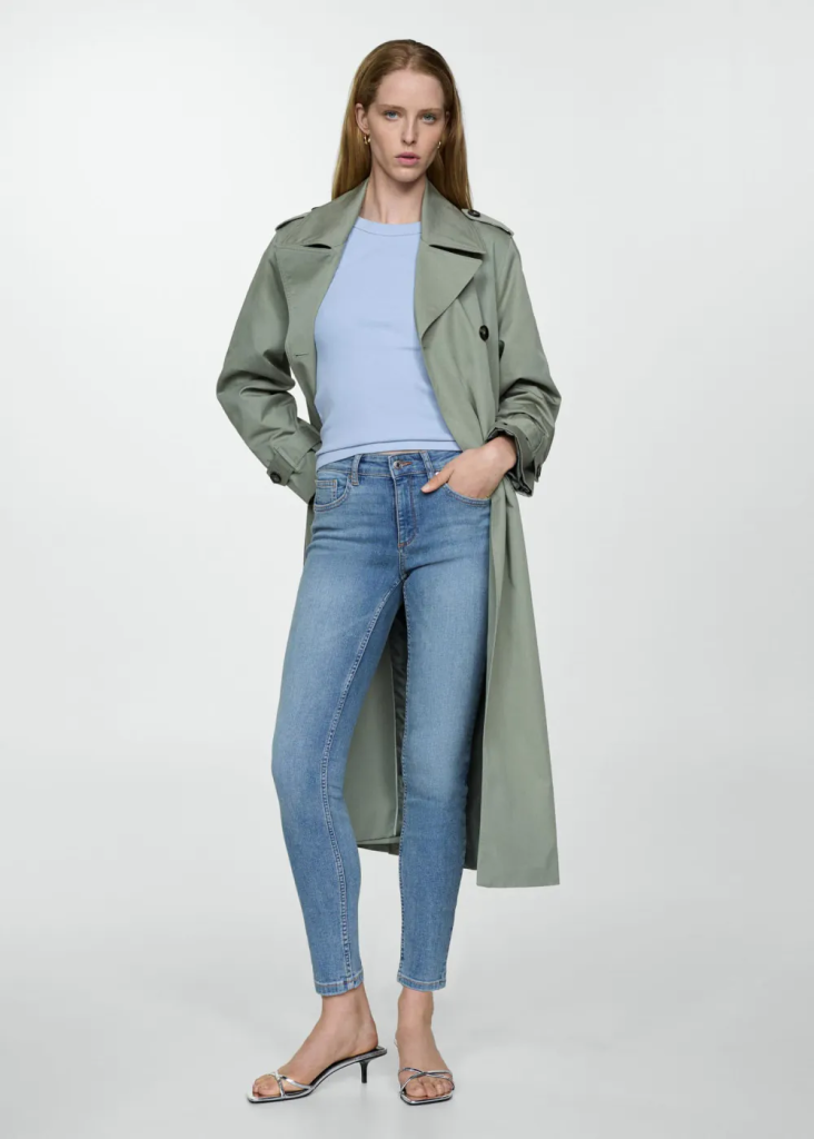 MANGO Quần Jeans Pushup