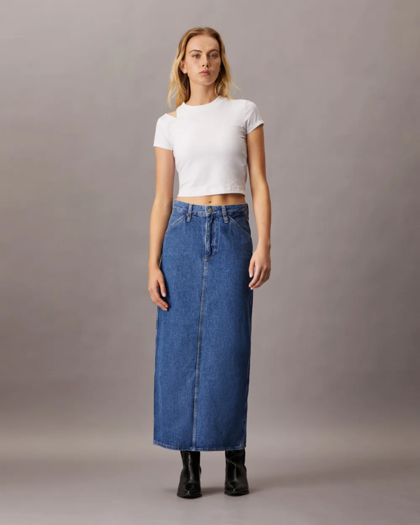 CK JEANS Chân Váy Nữ Maxi Fit