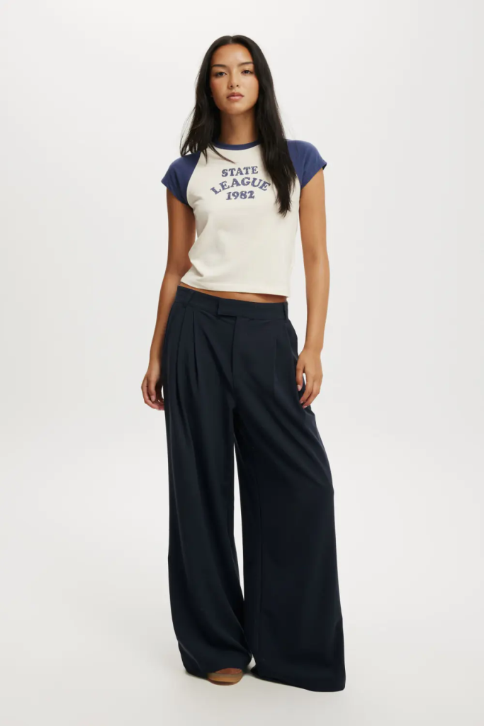 COTTON:ON Quần Khaki Dài Nữ-Izzy Pleated Suiting Pant