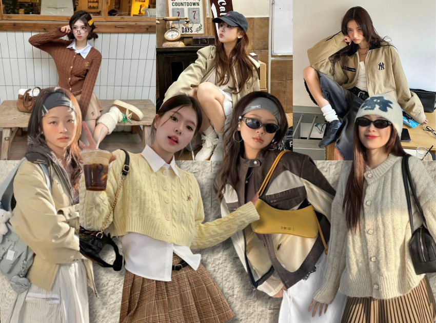 Mùa thu Hà Nội đến rồi! Bạn đã sẵn sàng phối outfit mùa thu với sắc nâu - be - trắng sữa chuẩn vibe "nàng thơ" chưa?