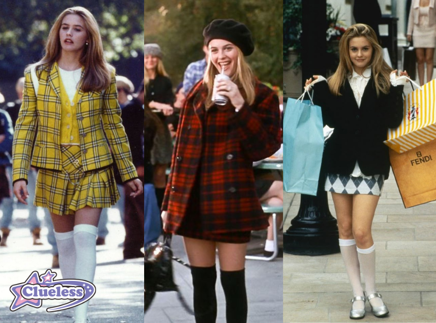 Remake outfit preppy nữ chuẩn phim Clueless thập niên 90