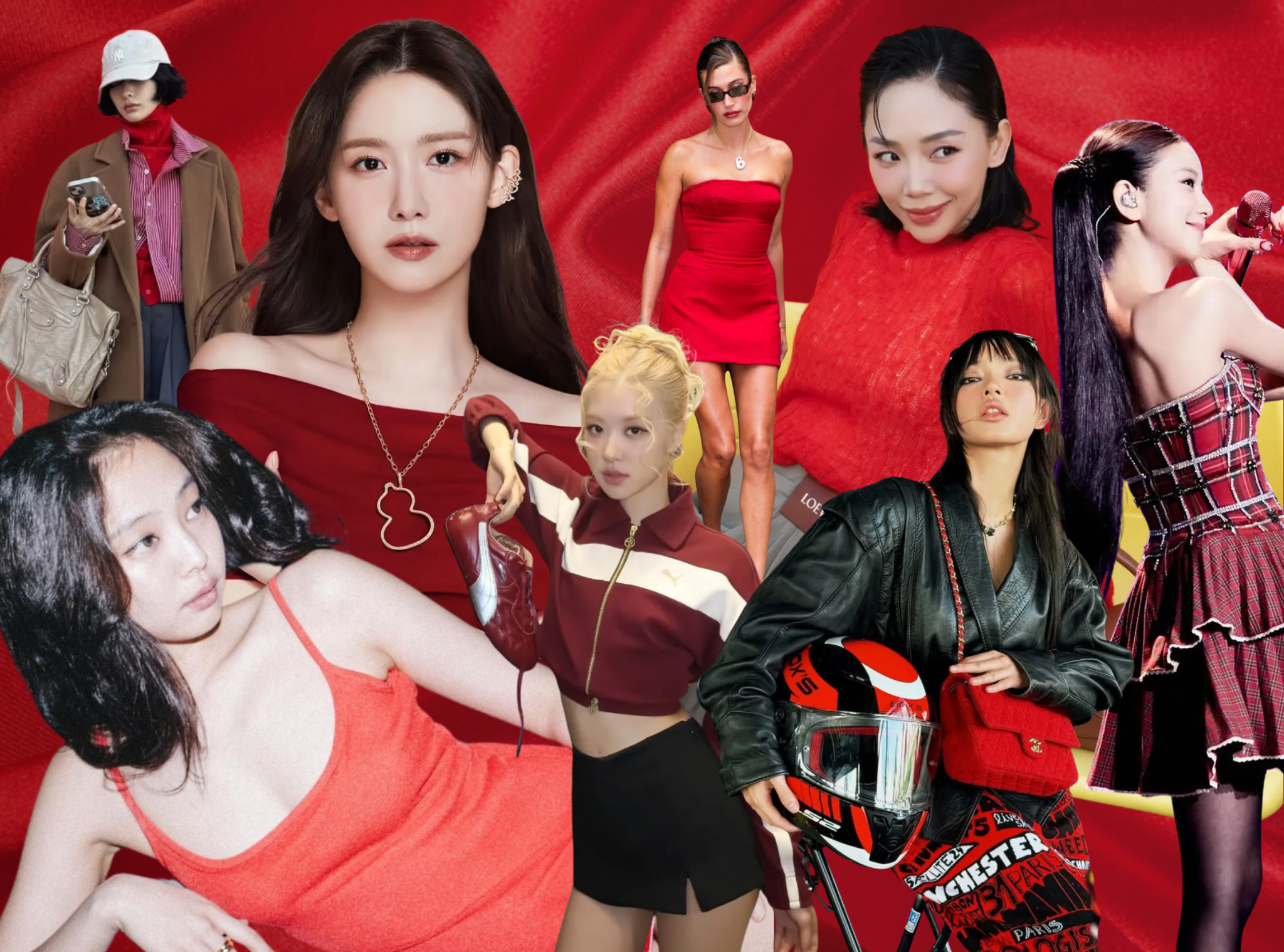 Tổng hợp loạt bảng phối màu đỏ siêu hút mắt từ fashionista