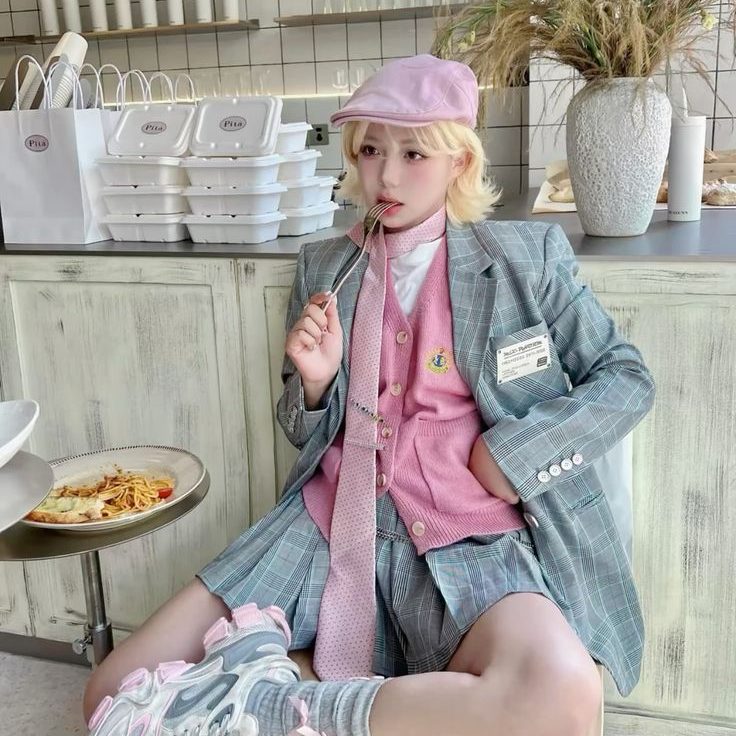 Phối đồ cùng màu hồng pastel giúp nàng vừa ngọt ngào vừa thời thượng. Ảnh: internet.