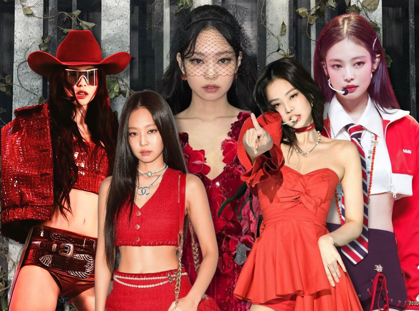 Jennie mặc đồ đỏ “là thần”