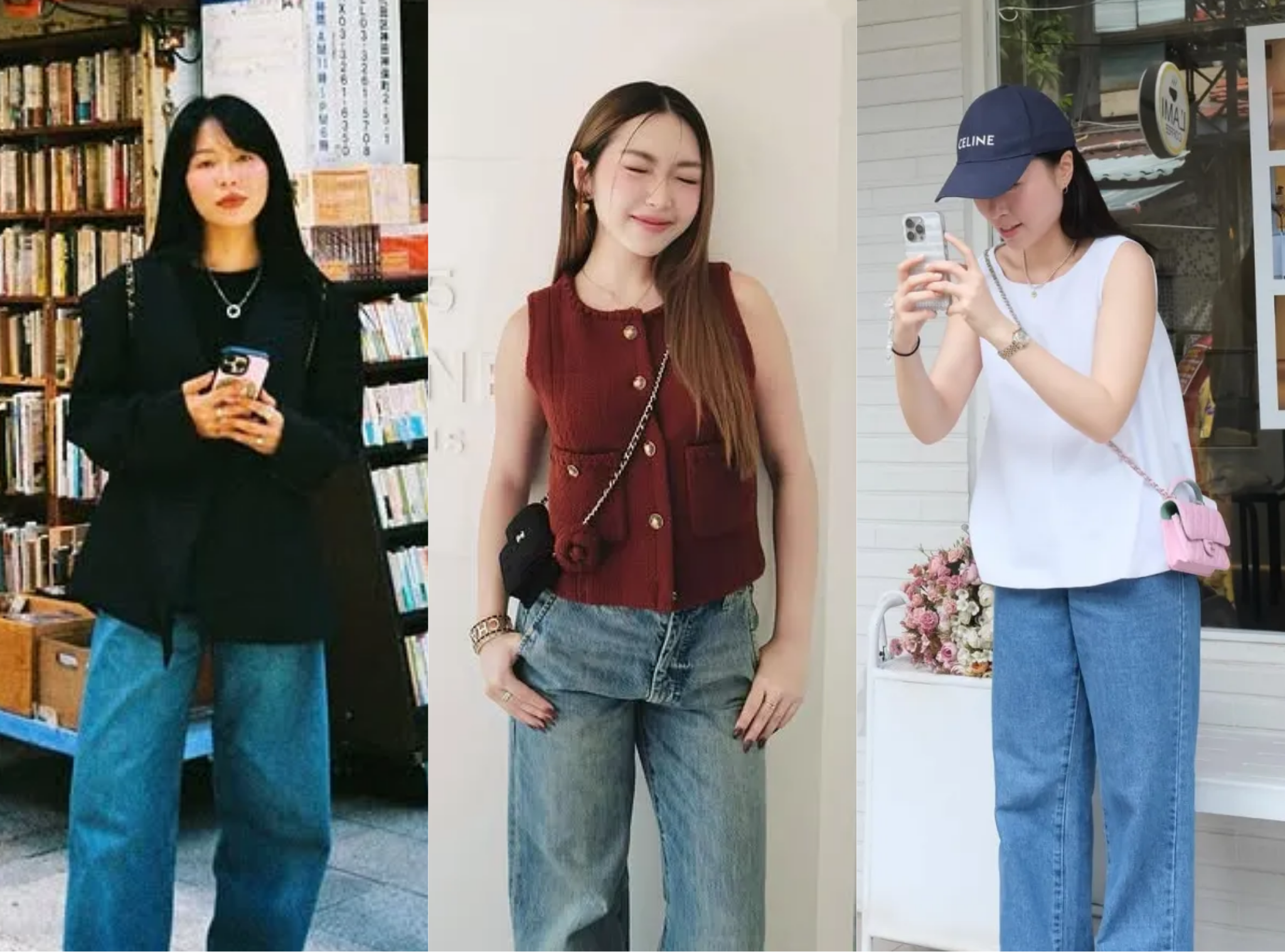 Gợi ý loạt bản phối quần jeans không bao giờ lỗi mốt cho nàng công sở