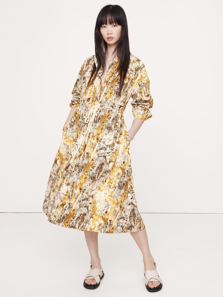 BANANA REPUBLIC Đầm Nữ Ls Pocket Shir