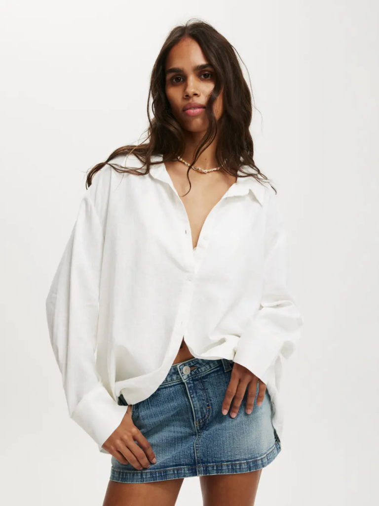 COTTON:ON Áo Sơ Mi Dài Tay Nữ-Haven Long Sleeve Shirt
