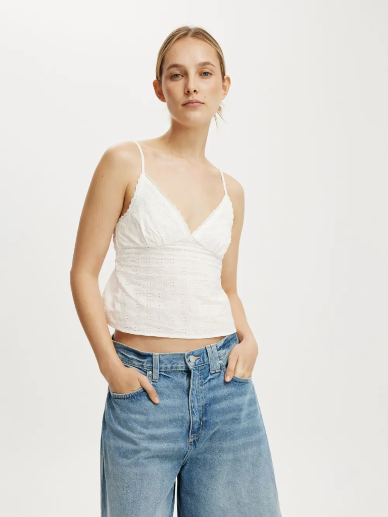 COTTON:ON Áo Kiểu Hai Dây Nữ-The Daydream Cotton Cami