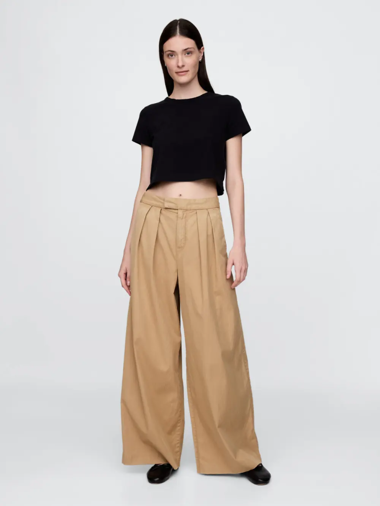 GAP Quần Dài Nữ - Wide Leg