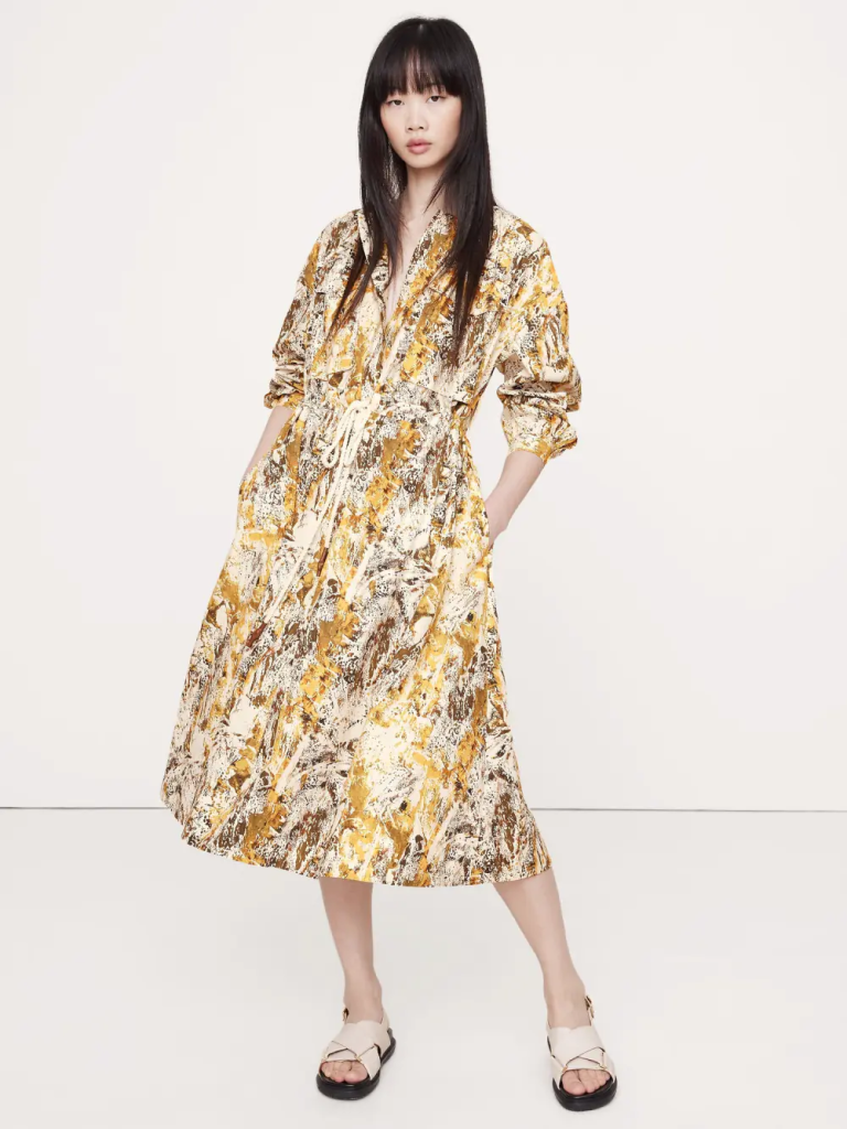 BANANA REPUBLIC Đầm Nữ Ls Pocket Shir
