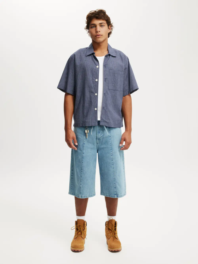 COTTON:ON Quần Jeans Ngắn Nam-Super Baggy Jort