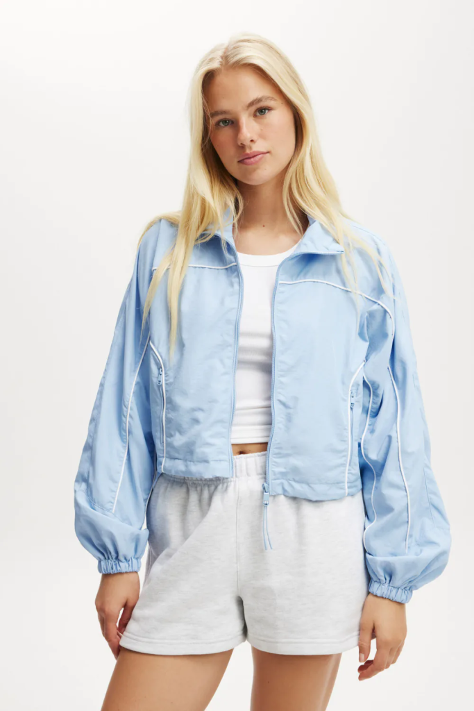 COTTON:ON BODY Áo Khoác Dài Tay Nữ-Cropped Contrast Anorak