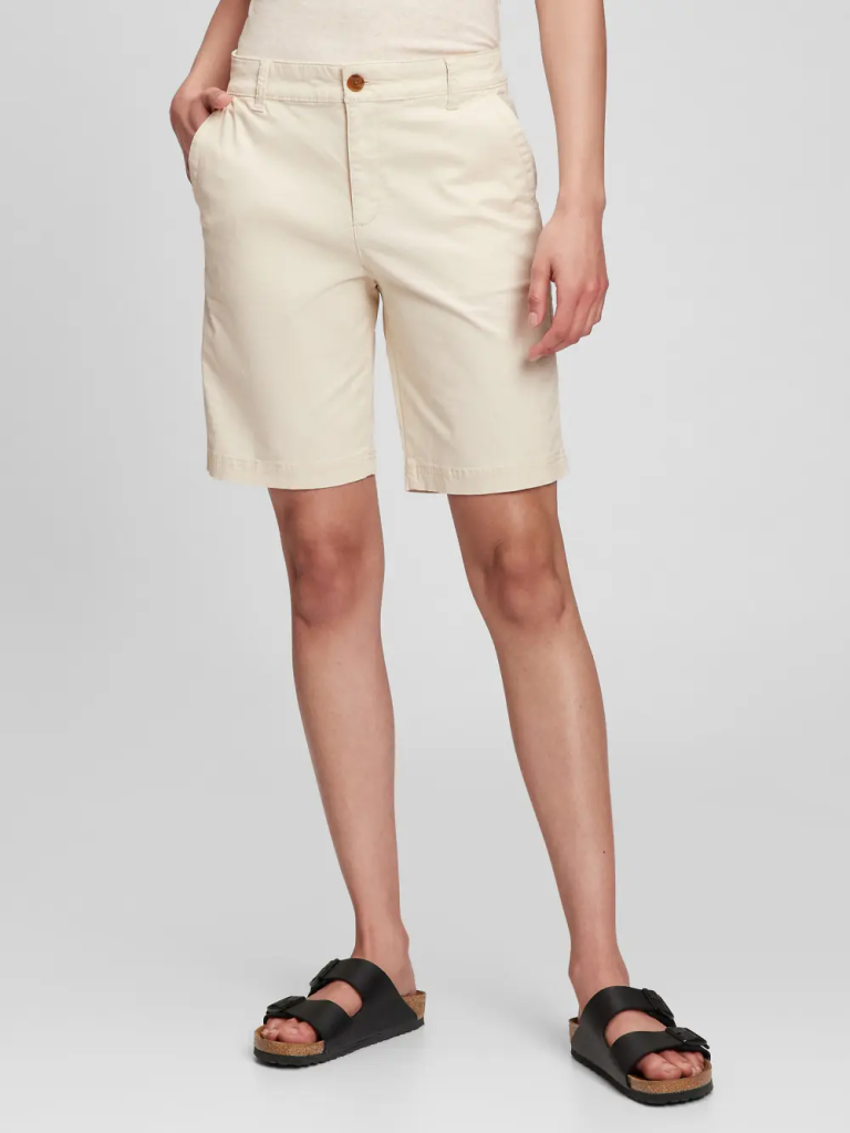 GAP Quần Short Vải Nữ - Bermuda
