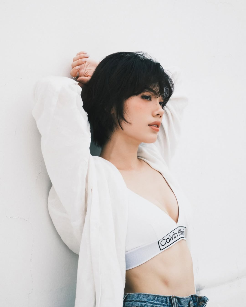 Trâm Anh x Calvin Klein. Ảnh: Trâm Anh