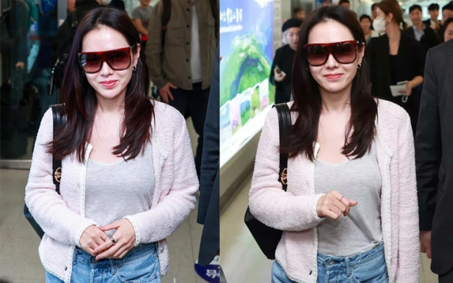 Thời trang sân bay thanh lịch đáng học hỏi của quý cô Son Ye Jin