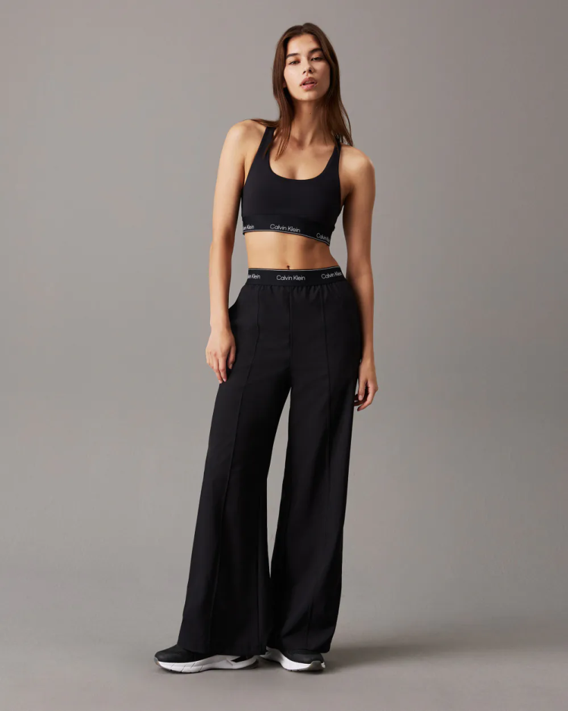 CK SPORT Quần Dài Thể Thao Nữ Wide Leg Track Pant