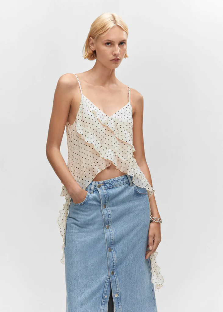 MANGO Áo Kiểu Lucy