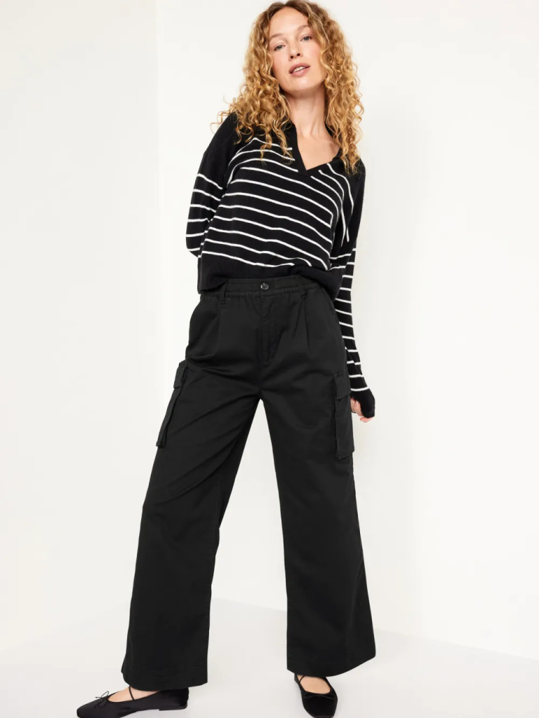OLD NAVY Quần Dài Ống Rộng Nữ