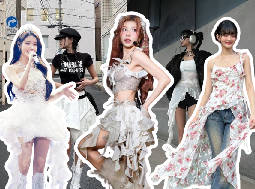 Thiết kế tua rua nổi bật ở cả sân khấu trình diễn lẫn streetstyle