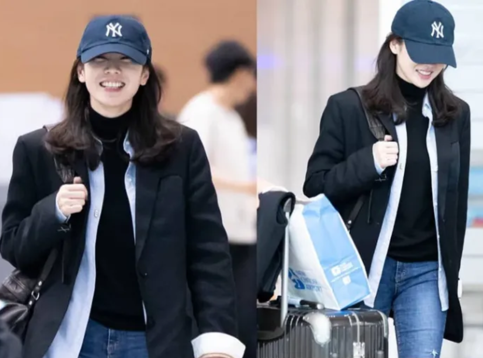 Thời trang sân bay thanh lịch đáng học hỏi của quý cô Son Ye Jin