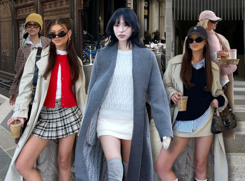 Layer trench coat đẳng cấp như sao Hàn