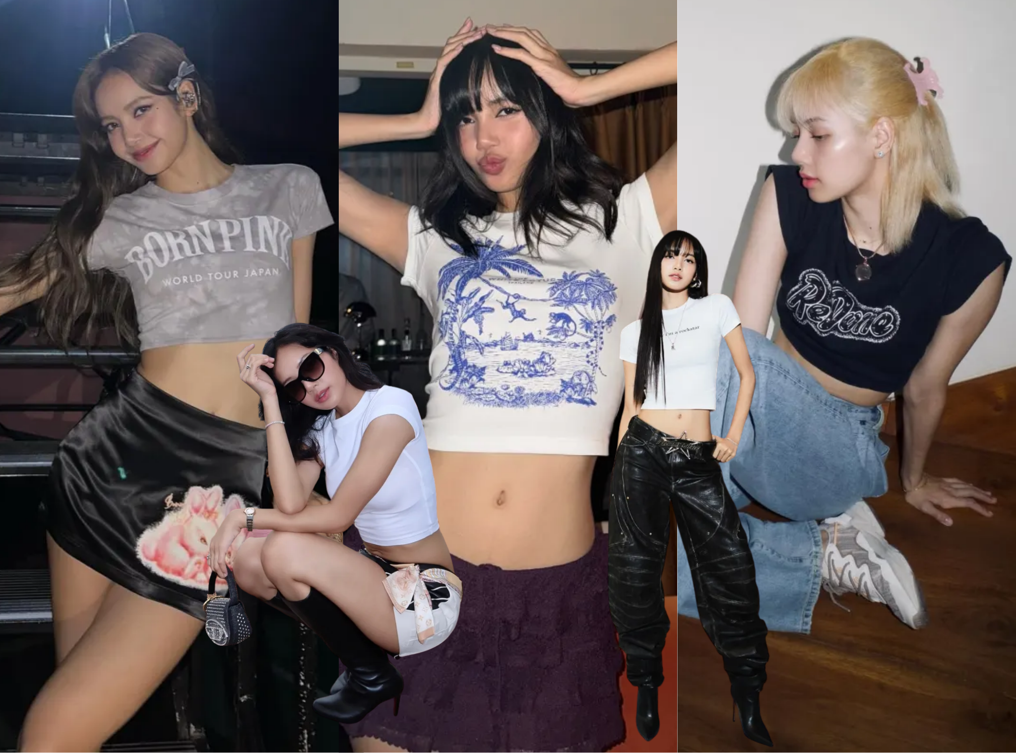 LISA (BLACKPINK) và niềm đam mê diện áo thun baby tee, phối kiểu gì cũng xinh