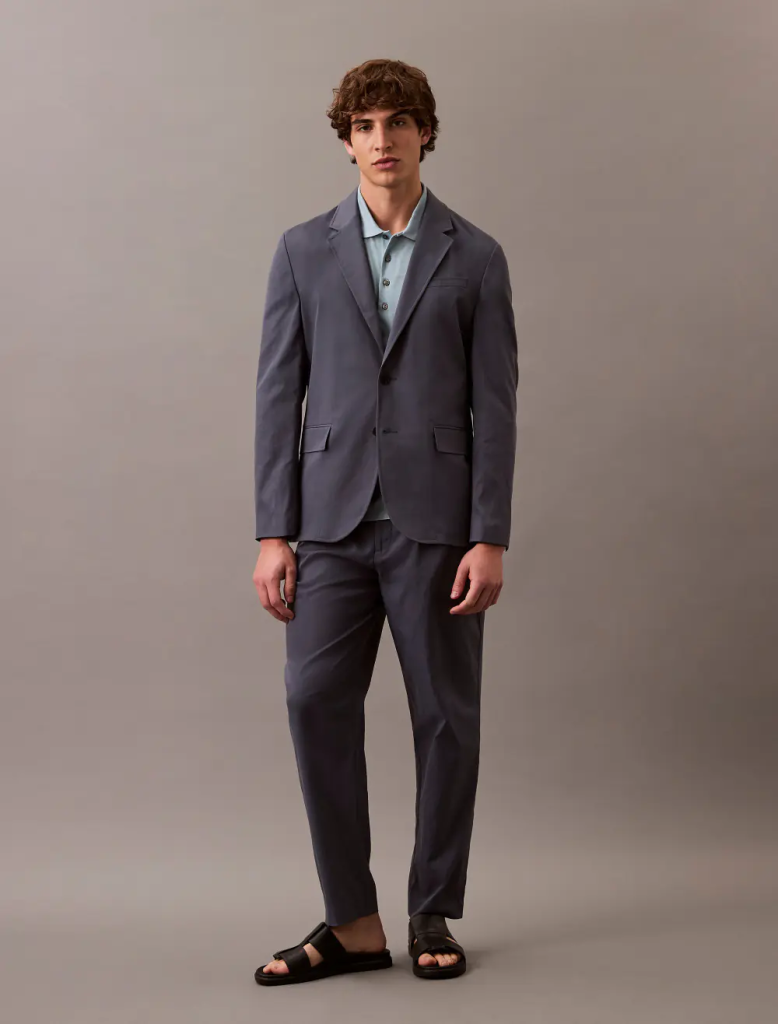 CK JEANS Áo Khoác Blazer Nam Classic Fit