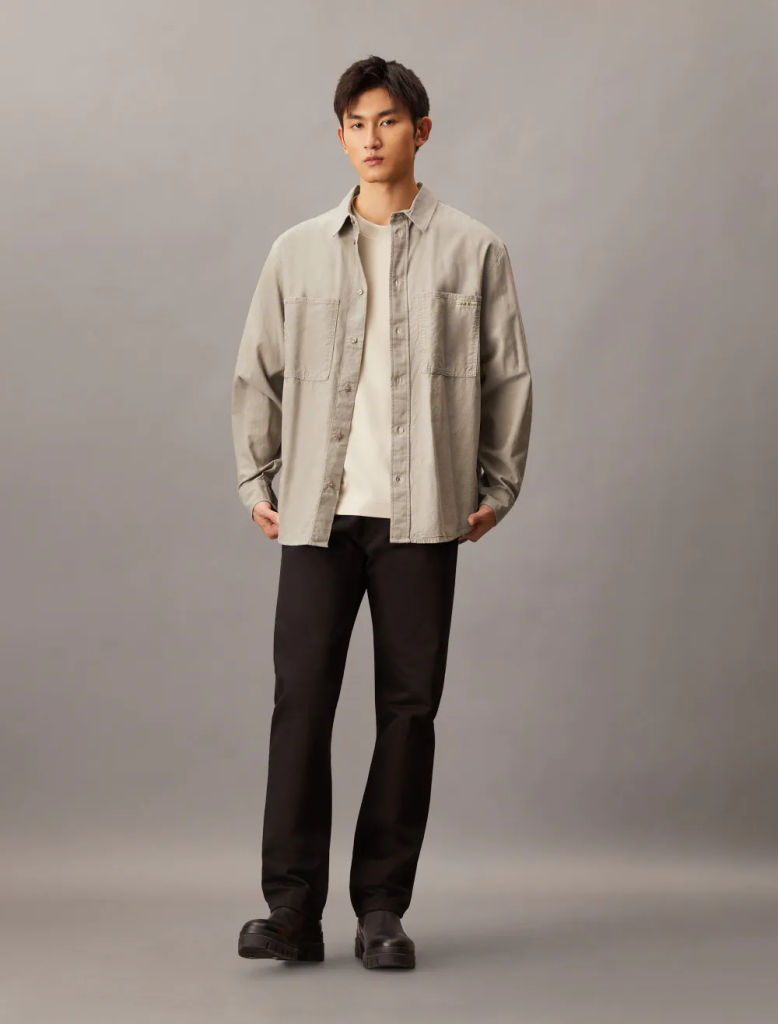 CK JEANS Áo Sơ Mi Nam Relaxed Fit