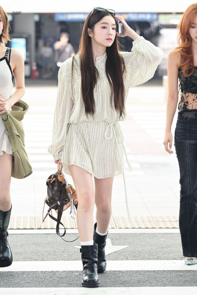 Thời trang sân bay của Irene chính là "sách mẫu" phối đồ streetstyle chuẩn xu hướng