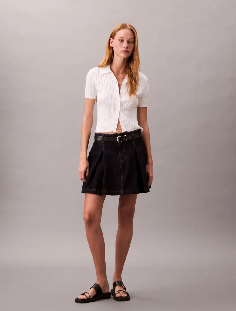 CK JEANS Chân Váy Nữ Mini Fit