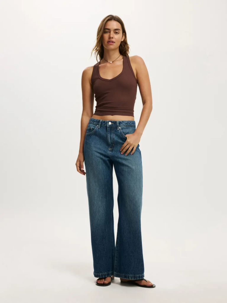 COTTON:ON Quần Jeans Ống Rộng Nữ-Wide Jean Asia Fit