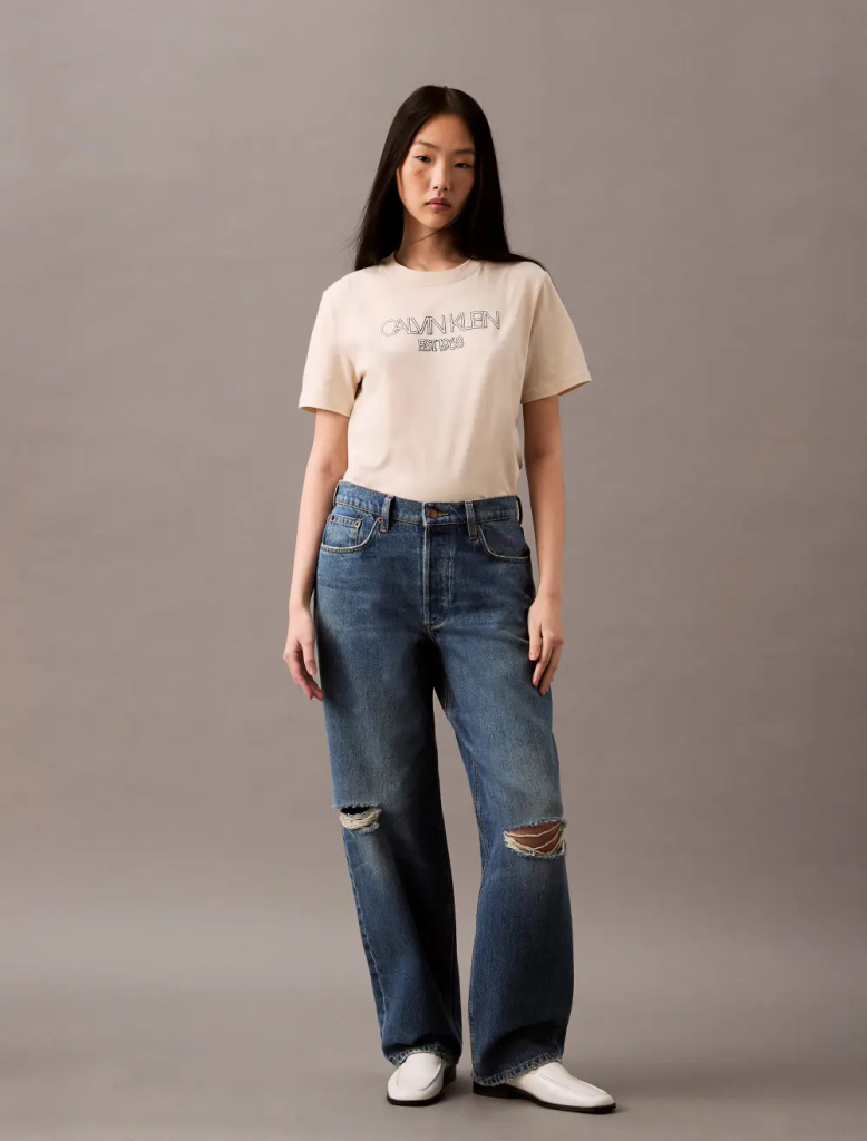 CK JEANS Quần Jeans Nữ 90S Loose Fit