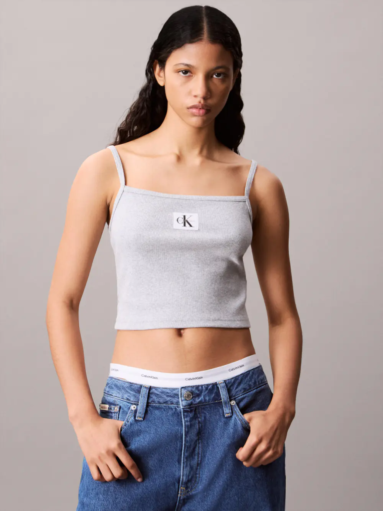 CK JEANS Áo Ba Lỗ Nữ Classic Fit