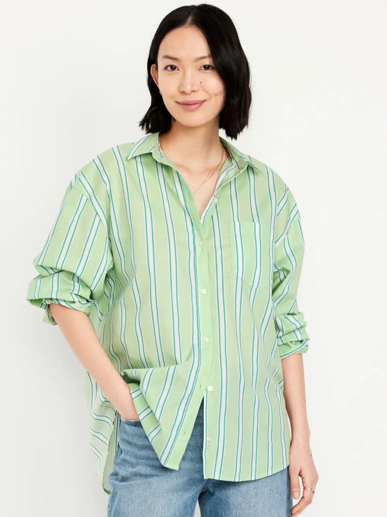 OLD NAVY Áo Sơ Mi Nữ - Oversized