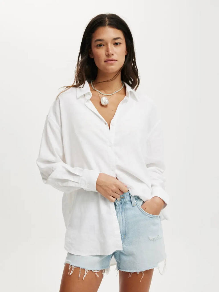 COTTON:ON Áo Sơ Mi Dài Tay Nữ-Haven Long Sleeve Shirt