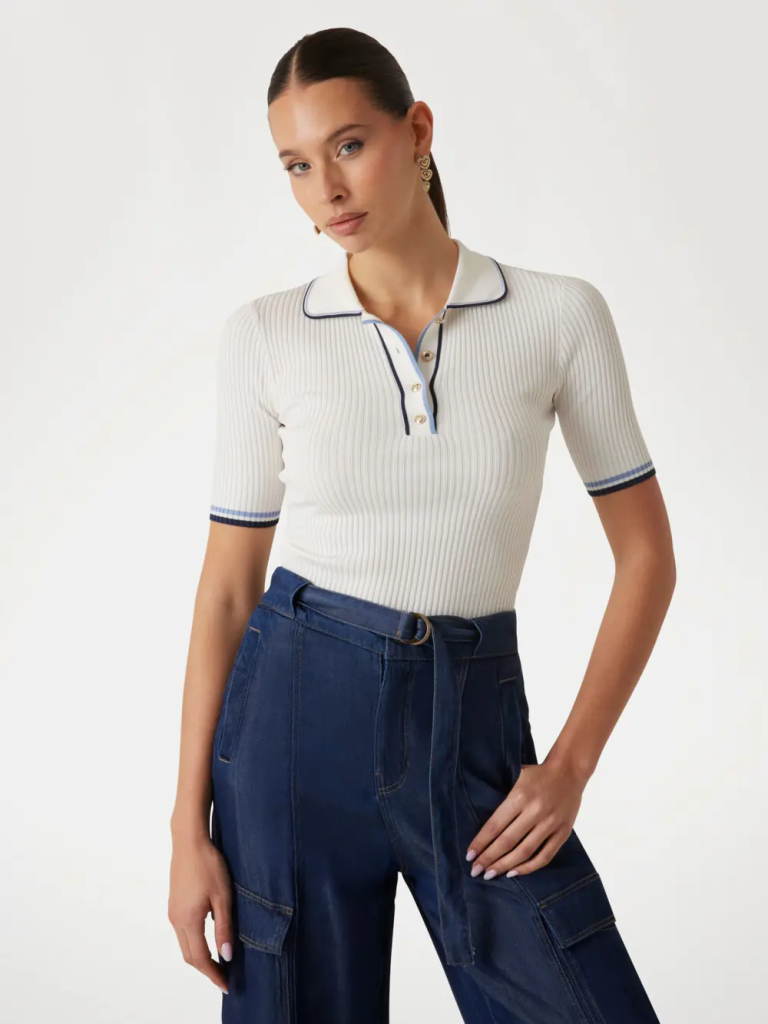 GUESS WOMAN Áo Len Nữ - Thalia Polo Neck Ss Swtr