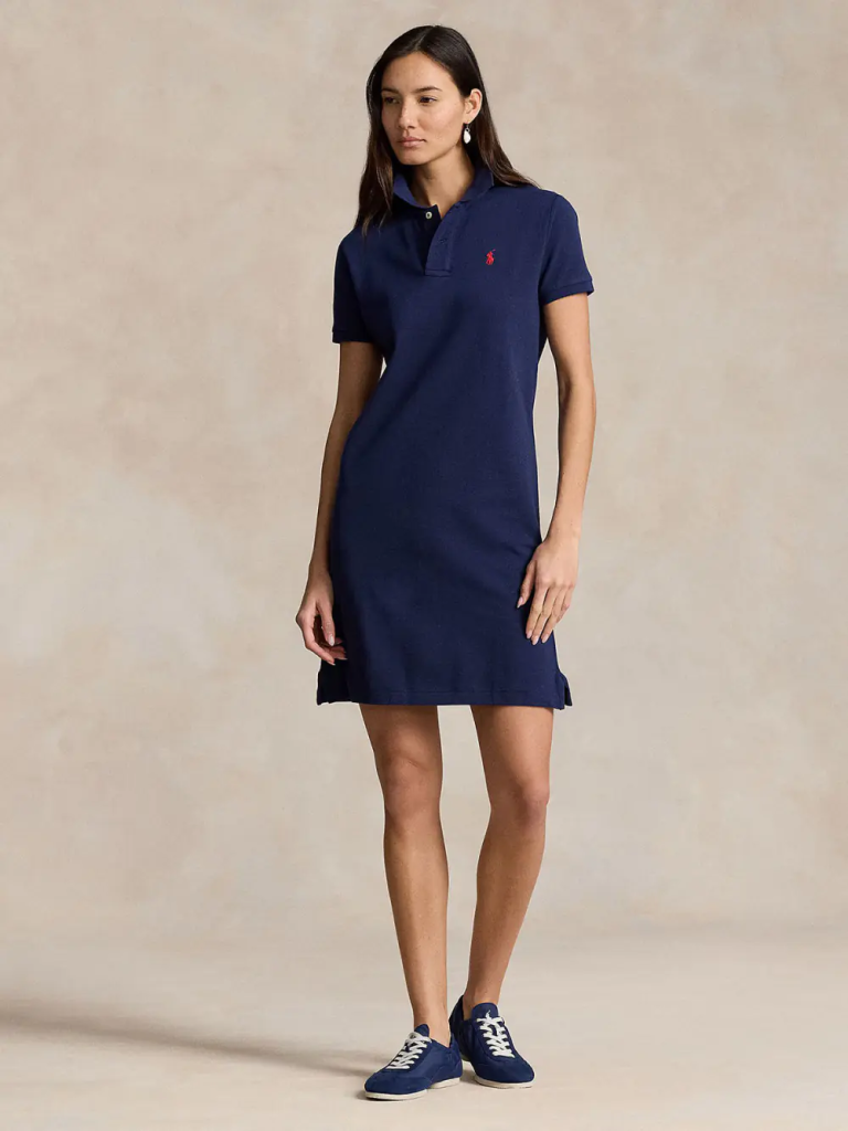 POLO RALPH LAUREN Đầm Nữ Cotton Mesh Polo Dress