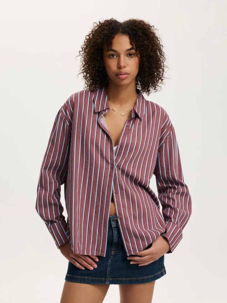 COTTON:ON Áo Sơ Mi Dài Tay Nữ-Haven Long Sleeve Shirt