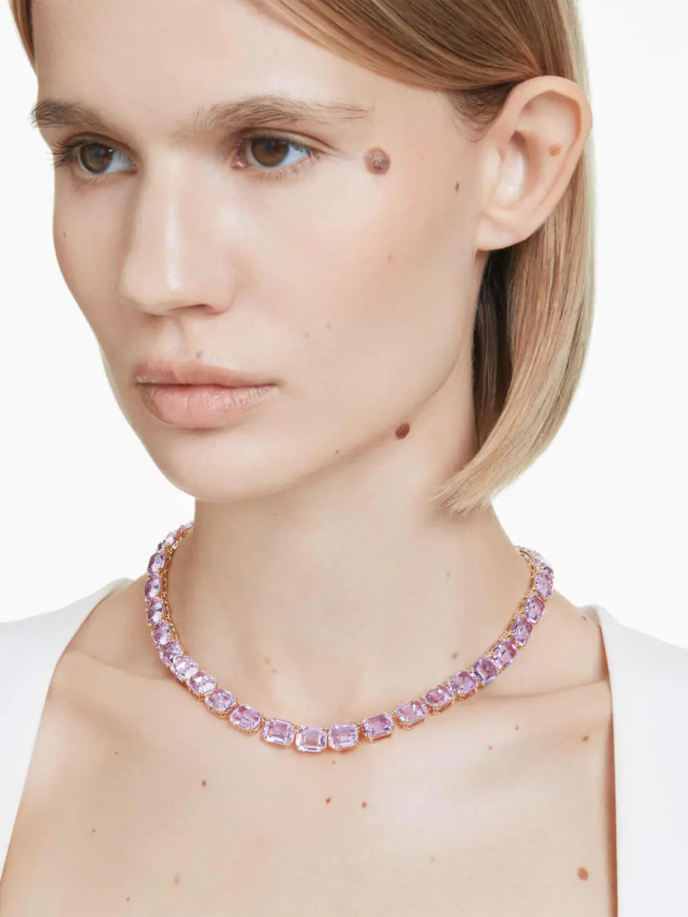 SWAROVSKI Vòng Cổ Millenia:All Ard Viol/Gos