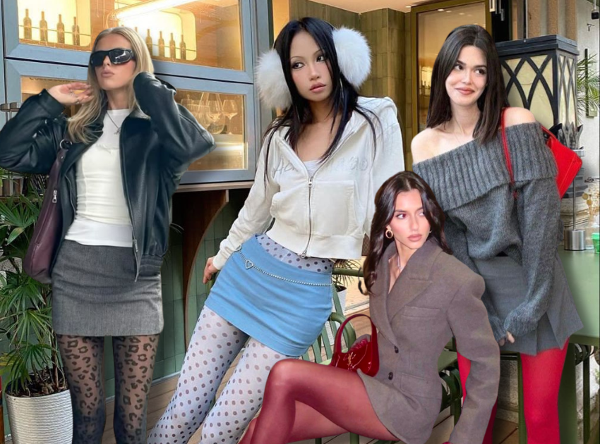 Những chiếc tất màu nổi bật tô điểm cho outfit của bạn
