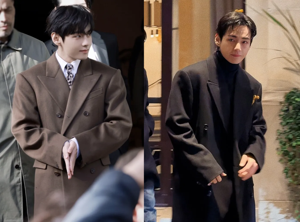 Bản phối tông nâu-đen "tuyệt đối điện ảnh" của V (BTS)