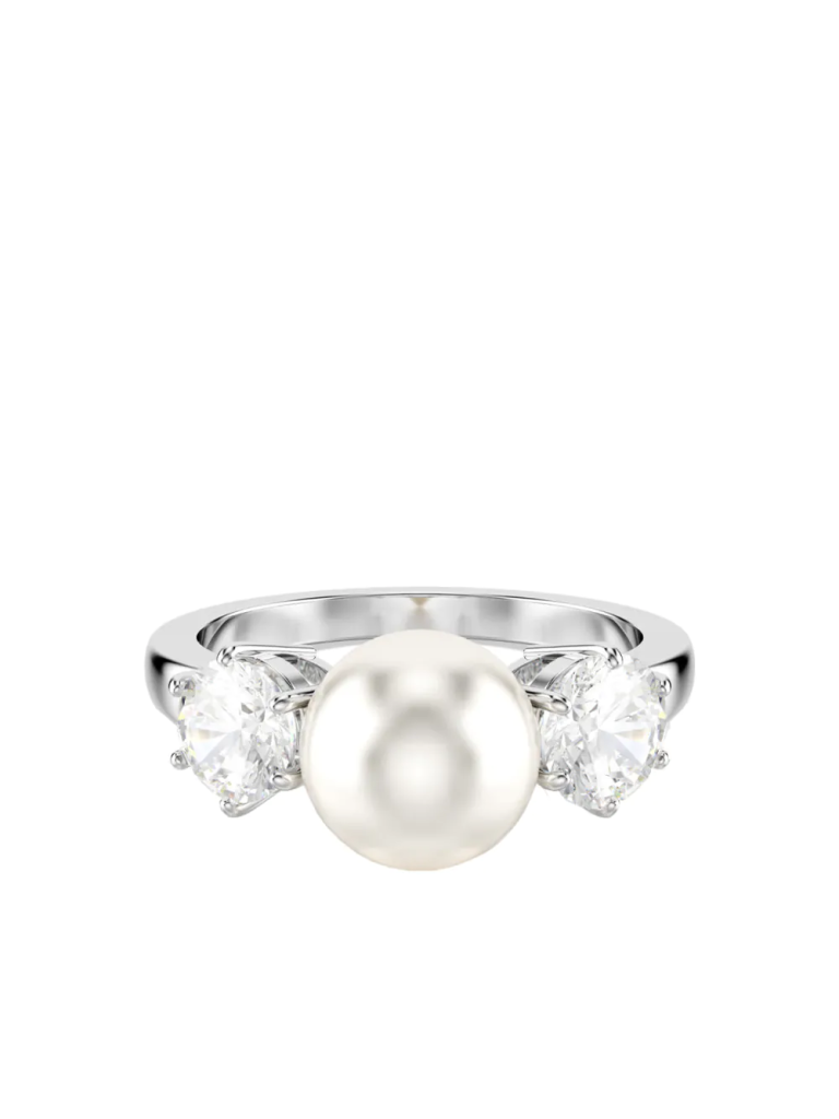 SWAROVSKI Nhẫn - Matrix:Ring Pearl White/Rhs 55