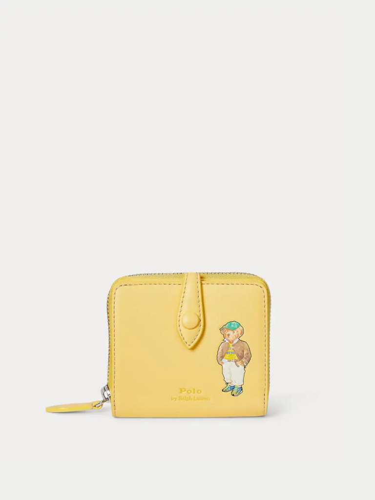 POLO RALPH LAUREN Ví Nữ Polo Bear Leather Compact Wallet