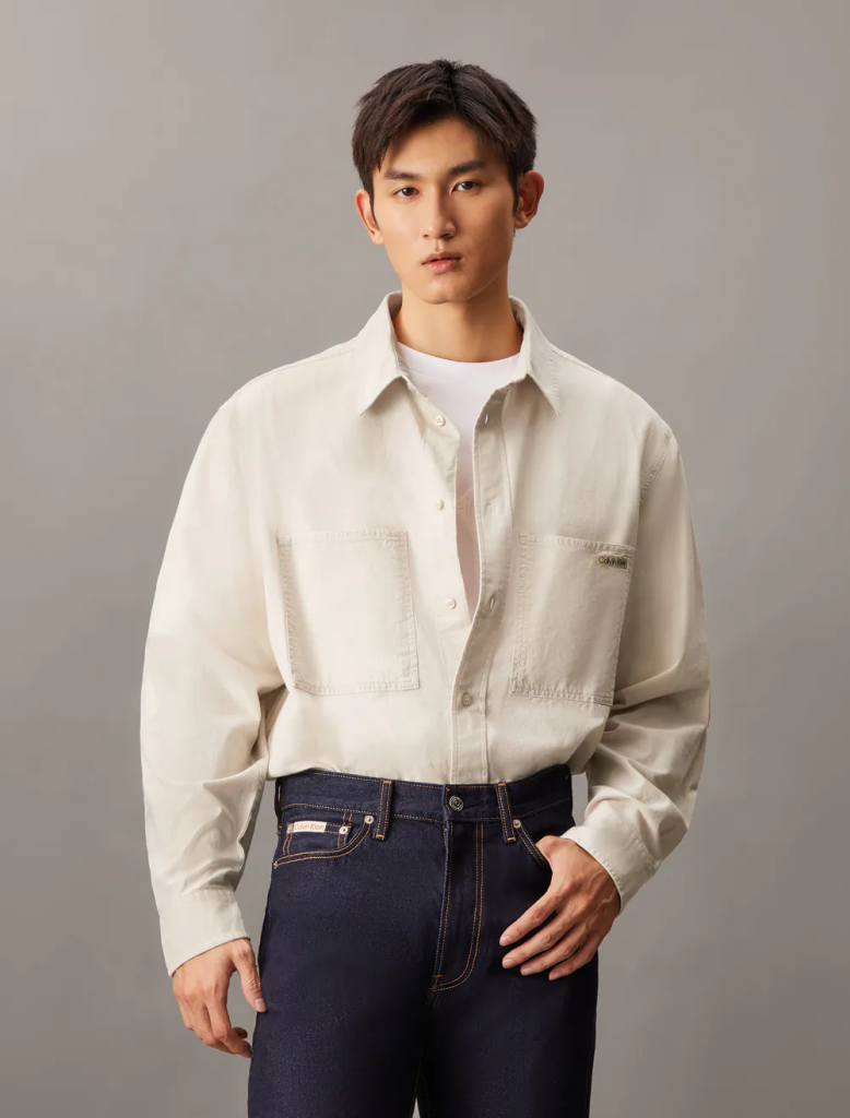 CK JEANS Áo Sơ Mi Nam Relaxed Fit