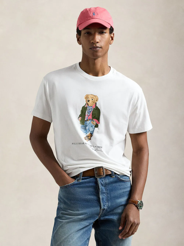 POLO RALPH LAUREN Áo Thun Nam Tay Ngắn Classic Fit Polo Bear Jersey T-Shirt
