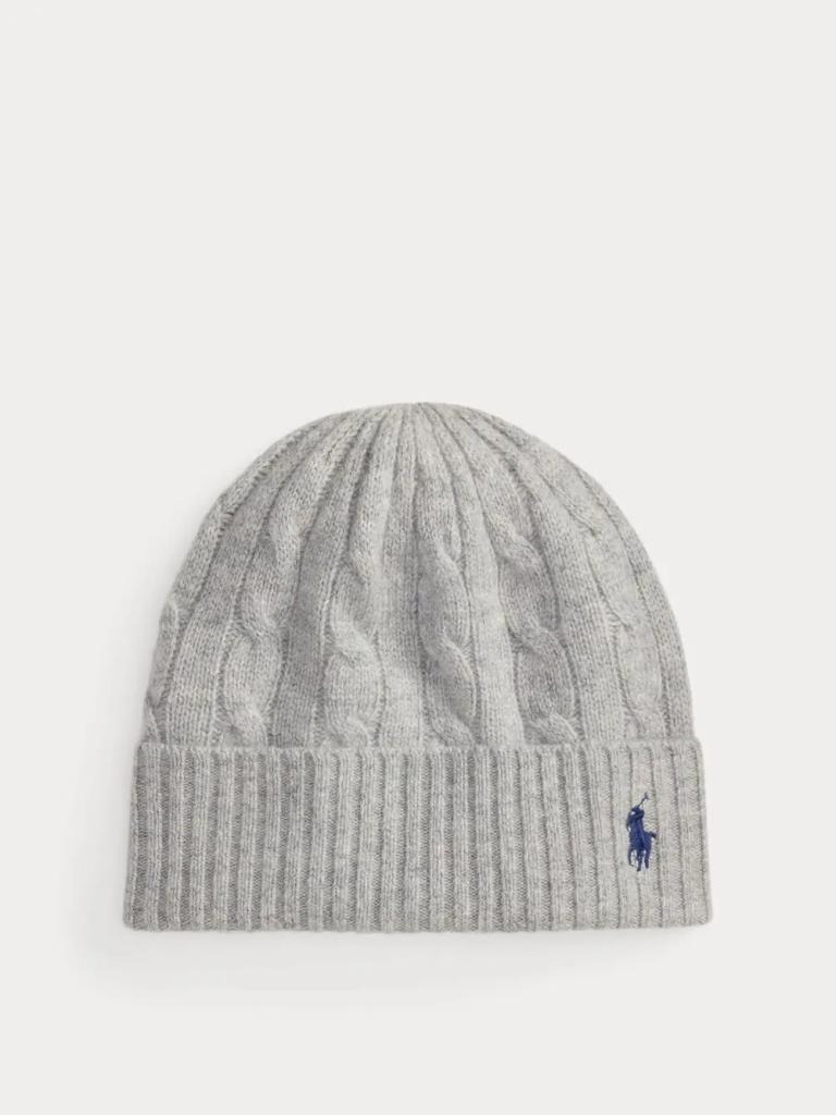 POLO RALPH LAUREN Nón Len Nữ Cable-Knit Wool-Cashmere Beanie